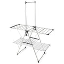 Large Foldable Clothes Drying Rack with Tall Hanging Bar by LJGDeals