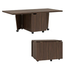 Foldable Coffee Table with Storage Cabinet Extendable Center Table by LJGDeals