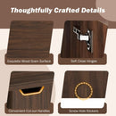 Foldable Coffee Table with Storage Cabinet Extendable Center Table by LJGDeals