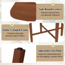 Foldable Dining Table for 2-4 People with Rubber Wood Legs for Small Space by LJGDeals