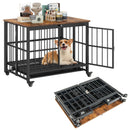 Foldable Dog Crate Furniture with Removable Tray and Lockable Door by LJGDeals