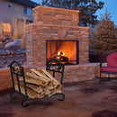 Foldable Firewood Log Rack Steel Wood Storage Holder by LJGDeals