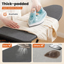 Full Size Foldable Ironing Board with Collapsible Iron Rest