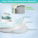 Foldable Ironing Board with Iron Rest and Adjustable Height by LJGDeals