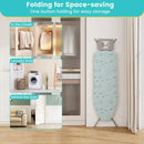 Foldable Ironing Board with Iron Rest and Adjustable Height by LJGDeals