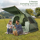 5-in-1 2-Person Foldable Outdoor Camping Tent Cot with Air Mattress and Sleeping Bag by LJGDeals
