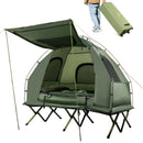 5-in-1 2-Person Foldable Outdoor Camping Tent Cot with Air Mattress and Sleeping Bag by LJGDeals
