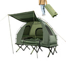 5-in-1 2-Person Foldable Outdoor Camping Tent Cot with Air Mattress and Sleeping Bag by LJGDeals