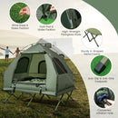 5-in-1 2-Person Foldable Outdoor Camping Tent Cot with Air Mattress and Sleeping Bag by LJGDeals