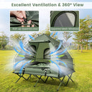5-in-1 2-Person Foldable Outdoor Camping Tent Cot with Air Mattress and Sleeping Bag by LJGDeals