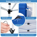10 X 10 FT Foldable Outdoor Patio Shelter Canopy Tent with 1-Push Center Lock by LJGDeals