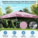 10 X 10 FT Foldable Outdoor Patio Shelter Canopy Tent with 1-Push Center Lock by LJGDeals