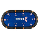 Portable 84 x 42 Inch 10-Player Foldable Padded Poker Table Top by LJGDeals