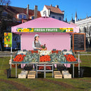 10 x 10 Feet Foldable Commercial Pop-up Canopy with Roller Bag and Banner Strip by LJGDeals