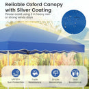 Foldable 10 X 10 Feet Pop up Canopy Tent with Wheeled Bag by LJGDeals