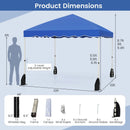 Foldable 10 X 10 Feet Pop up Canopy Tent with Wheeled Bag by LJGDeals