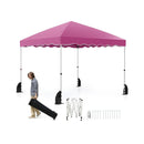 Foldable 10 X 10 Feet Pop up Canopy Tent with Wheeled Bag by LJGDeals