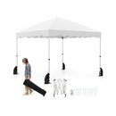 Foldable 10 X 10 Feet Pop up Canopy Tent with Wheeled Bag