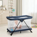 Baby Foldable Playpen with Removable Mattress and Washable Cover by LJGDeals