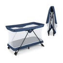 Baby Foldable Playpen with Removable Mattress and Washable Cover by LJGDeals