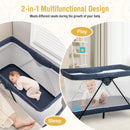 Baby Foldable Playpen with Removable Mattress and Washable Cover by LJGDeals