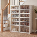 Foldable Shoe Rack Organizer 12-Pair 6-Tier Collapsible Shoe Cabinet by LJGDeals