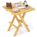Teak Wood Square Coffee Table with X-shaped Legs and Slatted Tabletop by LJGDeals