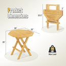 Teak Wood Octagon Coffee Table with X-shaped Legs and Slatted Tabletop
