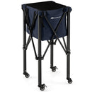Lightweight Foldable Tennis Ball Teaching Cart with Wheels and Removable Bag by LJGDeals