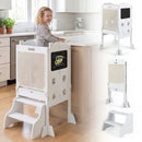 Foldable Toddler Step Stool with Chalkboards 2-Step Stool by LJGDeals