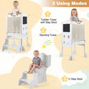 Foldable Toddler Step Stool with Chalkboards 2-Step Stool by LJGDeals