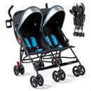 Foldable Twin Baby Double Stroller Ultralight Umbrella Kids Stroller by LJGDeals