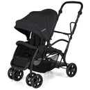 Foldable Twin Tandem Stroller Sit and Stand Double Stroller with Adjustable Handle Bar-Black by LJGDeals