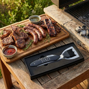 Folding Bbq Tools With Black Handle by creativegiftsdirect