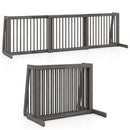 Adjustable 3-Panel Wood Pet Gate - Foldable Dog Fence by DirectDeals