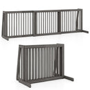 Adjustable 3-Panel Wood Pet Gate - Foldable Dog Fence by LJGDeals