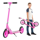 Folding Aluminum Alloy Scooter with 3 Adjustable Heights-Blue by LJGDeals