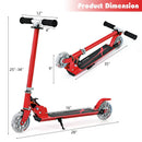 Folding Aluminum Kids Kick Scooter with LED Lights by LJGDeals