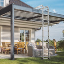 7-in-1 Folding Aluminum Ladder with Anti-Skid Pedal by LJGDeals