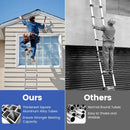 7-in-1 Folding Aluminum Ladder with Anti-Skid Pedal by LJGDeals