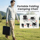 Folding Camping Chair with Side Table and Cup Holder with Carrying Bag by LJGDeals