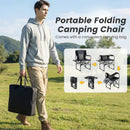 Folding Camping Chair with Side Table and Cup Holder with Carrying Bag by LJGDeals