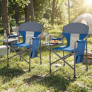 Folding Camping Chair with Cup Holder and Storage Pocket by LJGDeals