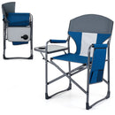 Folding Camping Chair with Cup Holder and Storage Pocket by LJGDeals