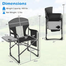 Folding Camping Chair with Cup Holder and Storage Pocket by LJGDeals