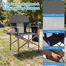 Folding Camping Chair with Cup Holder and Storage Pocket by LJGDeals
