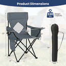 Folding Camping Chair with Mesh Back and Carrying Bag by LJGDeals