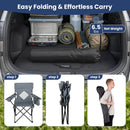 Folding Camping Chair with Mesh Back and Carrying Bag by LJGDeals