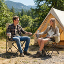 Folding Camping Chair with Mesh Back and Carrying Bag by LJGDeals