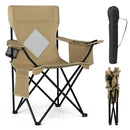 Folding Camping Chair with Mesh Back and Carrying Bag by LJGDeals